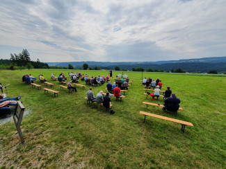 Gottesdienst am Feldkreuz