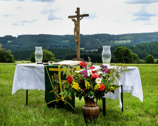 Altar am Feldkreuz