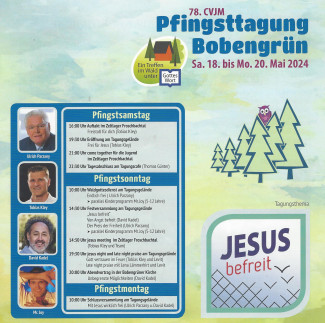 Programm Pfingsttagung 2024