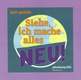 Siehe ich mache alles neu