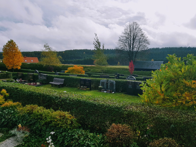 Friedhof Herbst